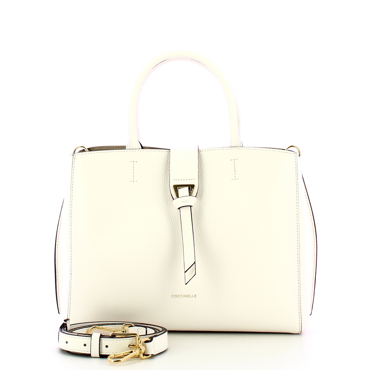 Coccinelle Borsa a mano Alba Brillant White - 4