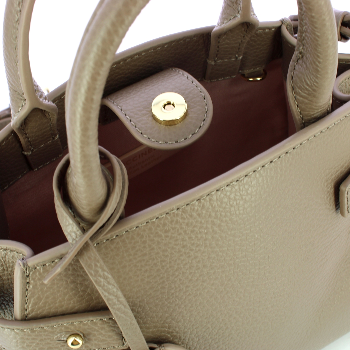 Coccinelle Bauletto piccolo Kliche Warm Taupe - 4