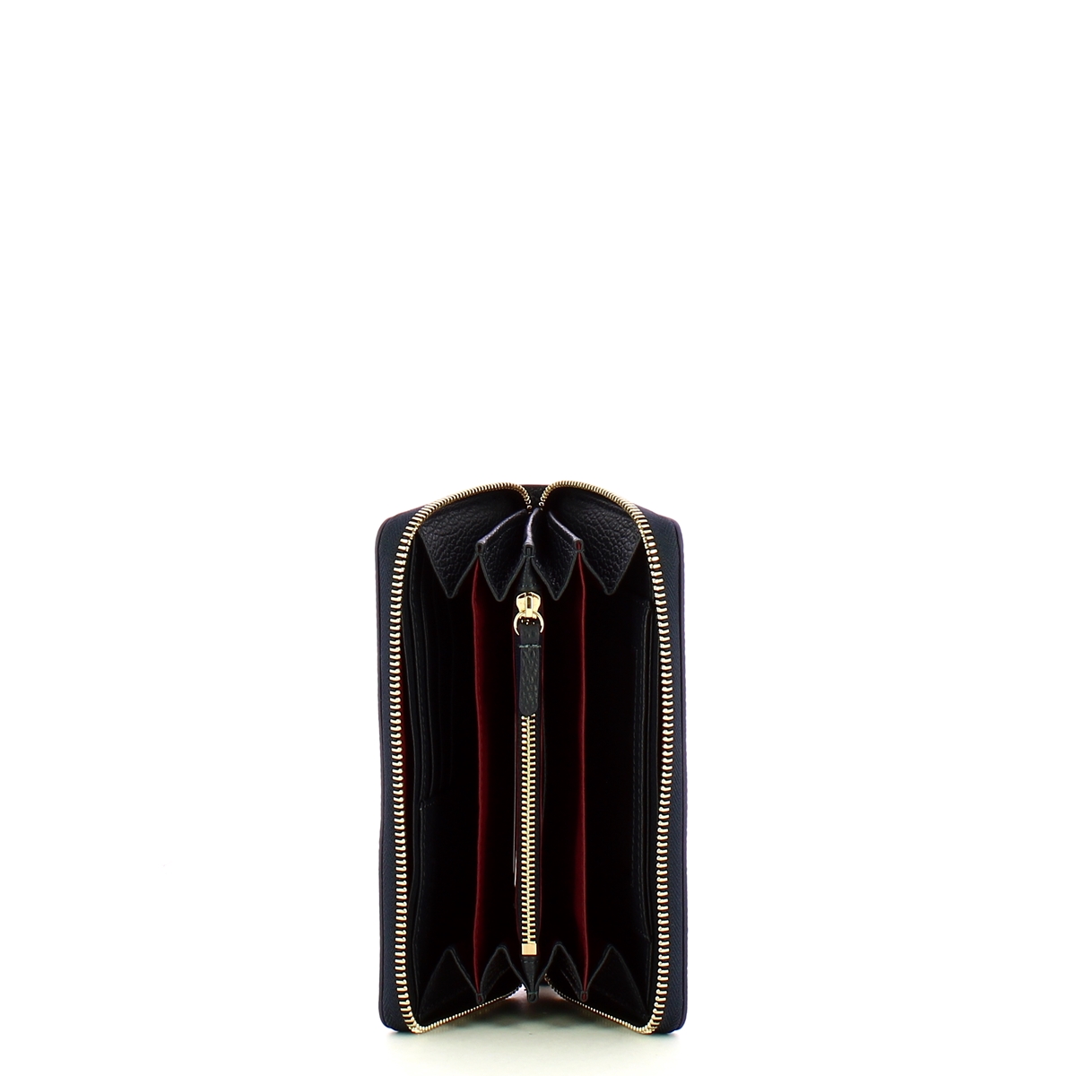 Coccinelle Portafoglio Voile Zip Around grande Midnight Blue - 3