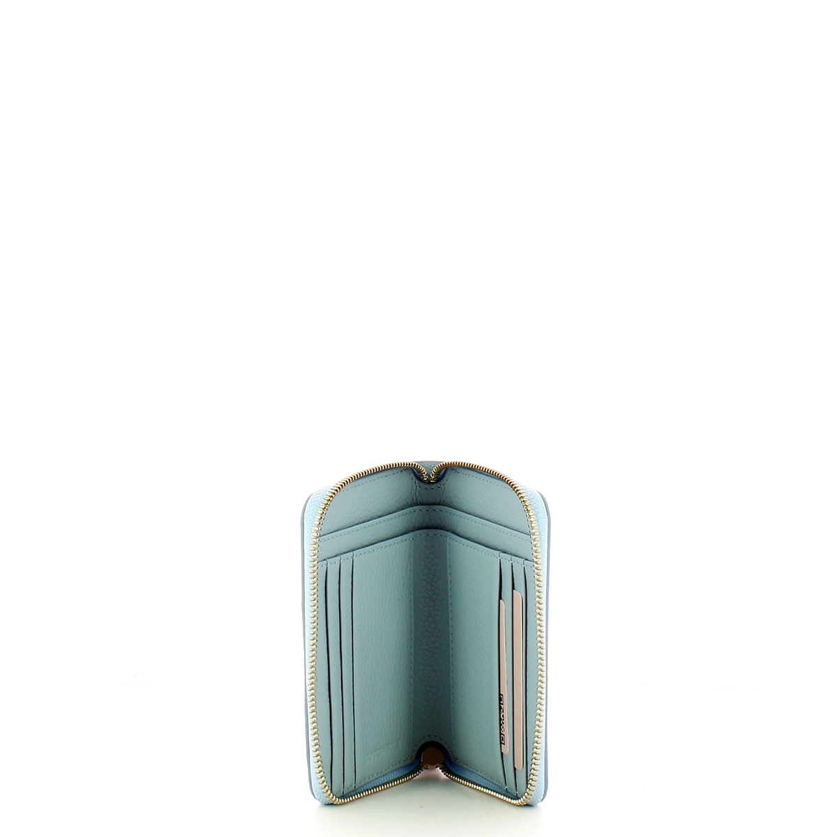 Coccinelle Portafoglio Voile Zip Around Mist Blue - 3