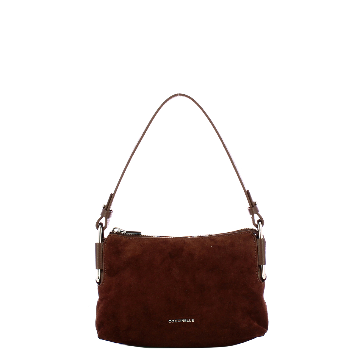 Coccinelle Borsa a mano Mini Bag Rebekka Suede Brunette - 1