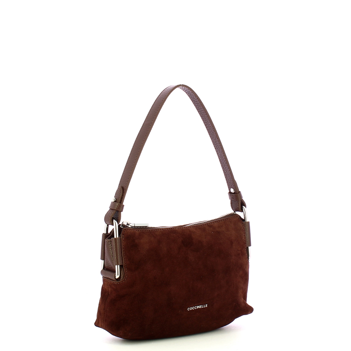 Coccinelle Borsa a mano Mini Bag Rebekka Suede Brunette - 2