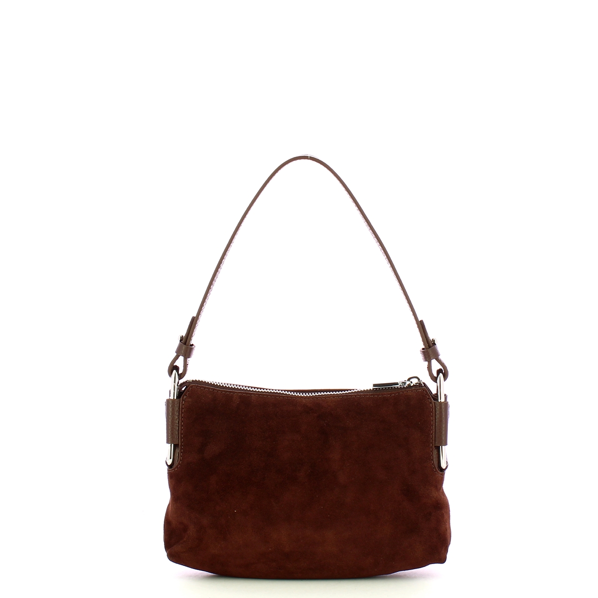 Coccinelle Borsa a mano Mini Bag Rebekka Suede Brunette - 3