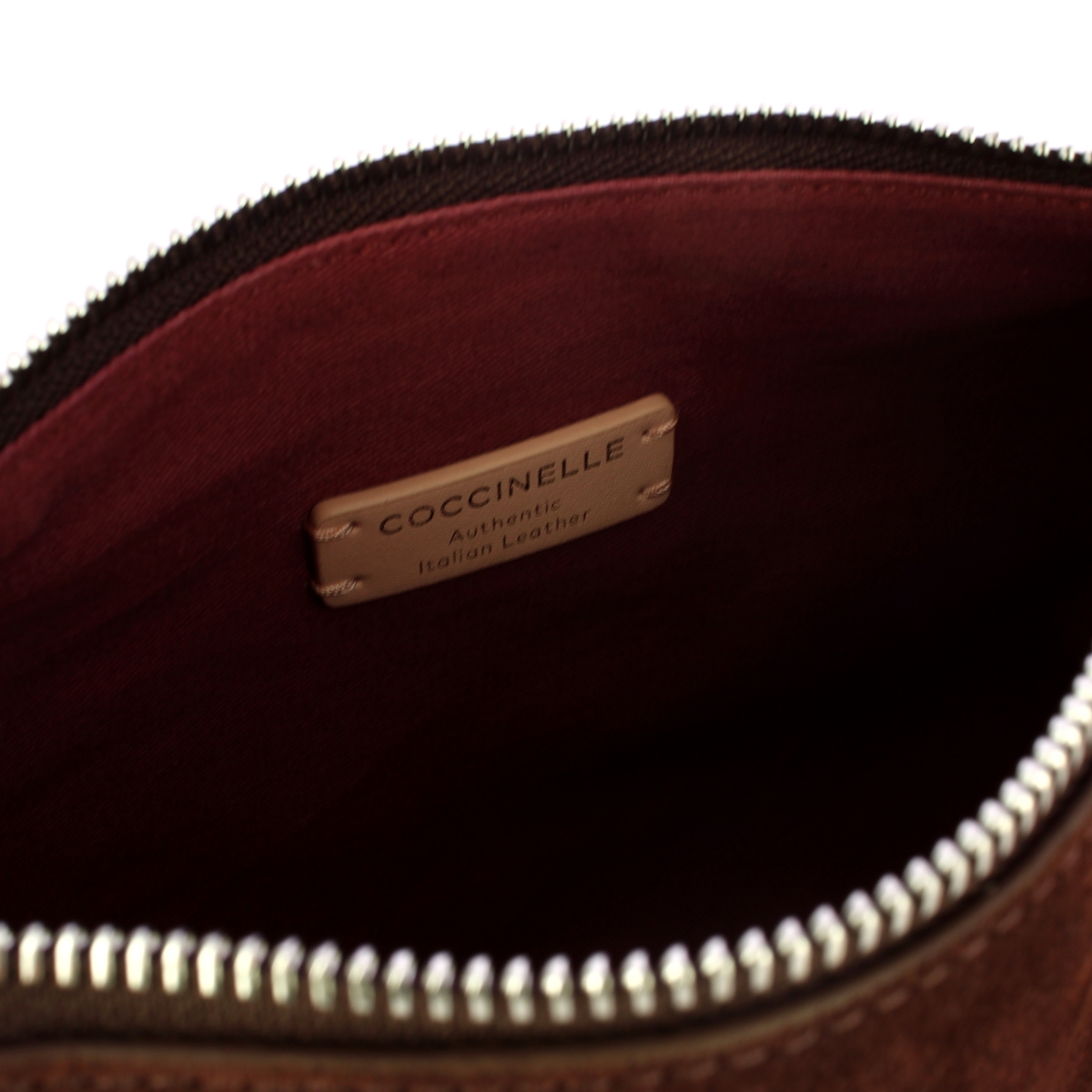 Coccinelle Borsa a mano Mini Bag Rebekka Suede Brunette - 5