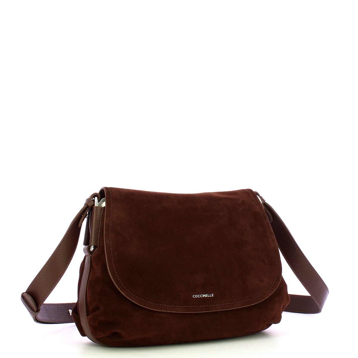 Coccinelle Tracolla Rebekka Suede Brunette - 2