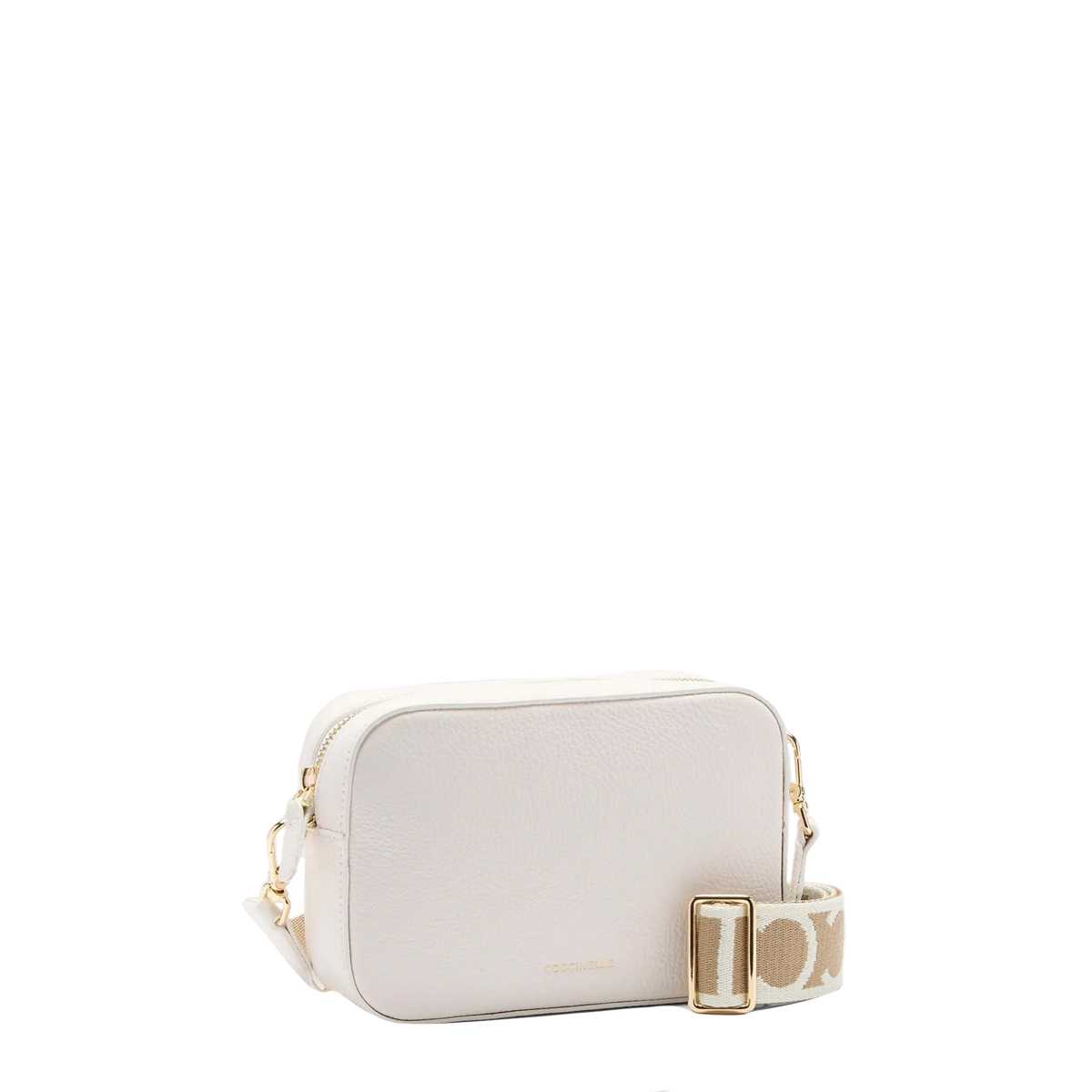 Coccinelle Tracollina Tebe Small Blanco - 2