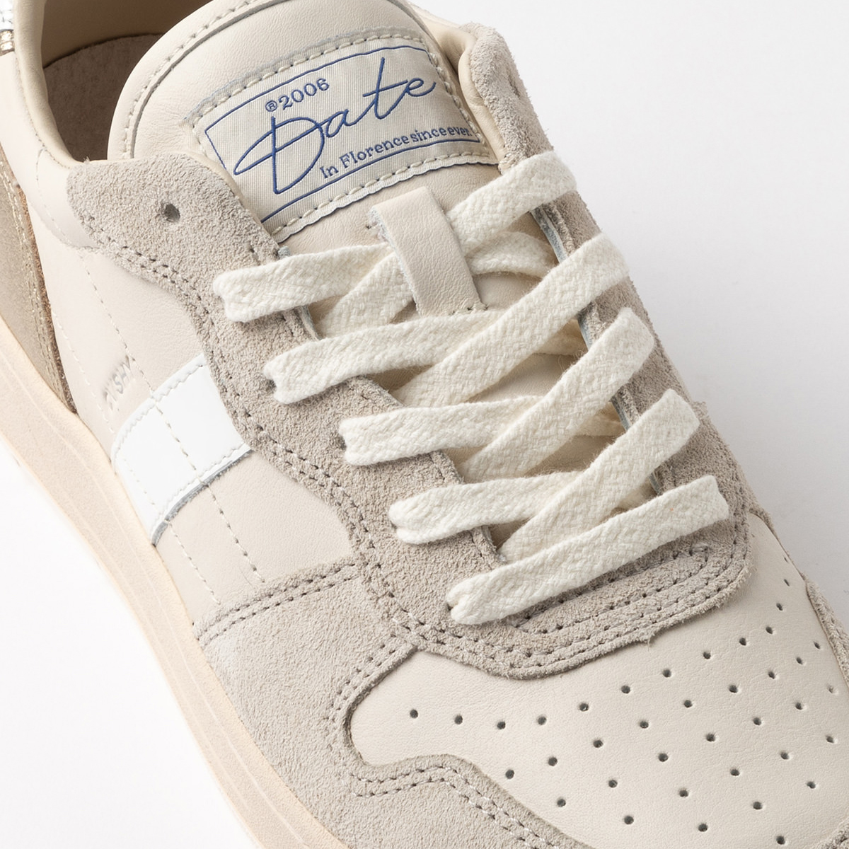 DATE Sneakers Court Shiny White Platinum - 5