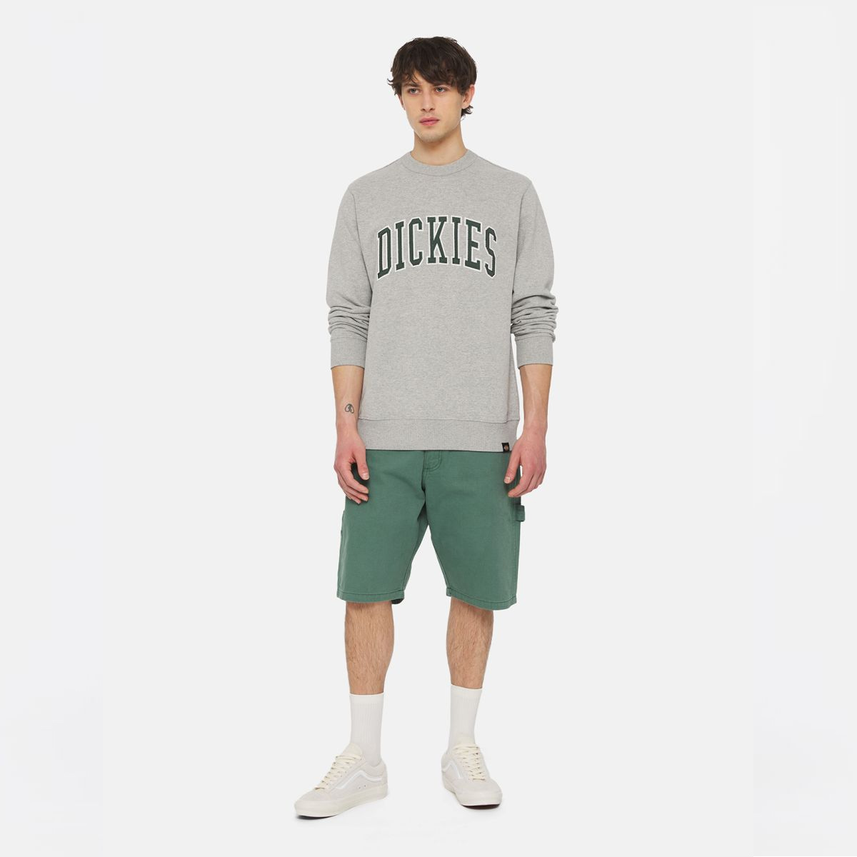 Dickies Felpa Atkin Grey Dark Forest - 5