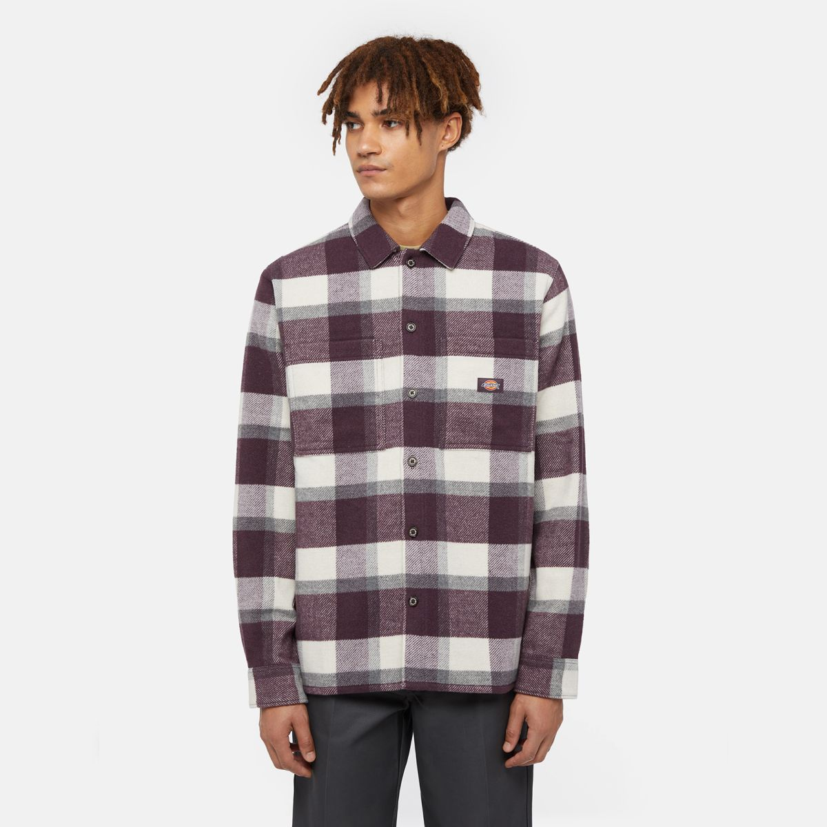 Dickies Camicia Plaid Coaling Plum Perfect - 2
