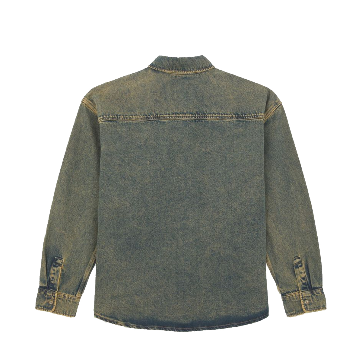 Dickies Camicia di Jeans Houston Yellow Fade Ind - 7