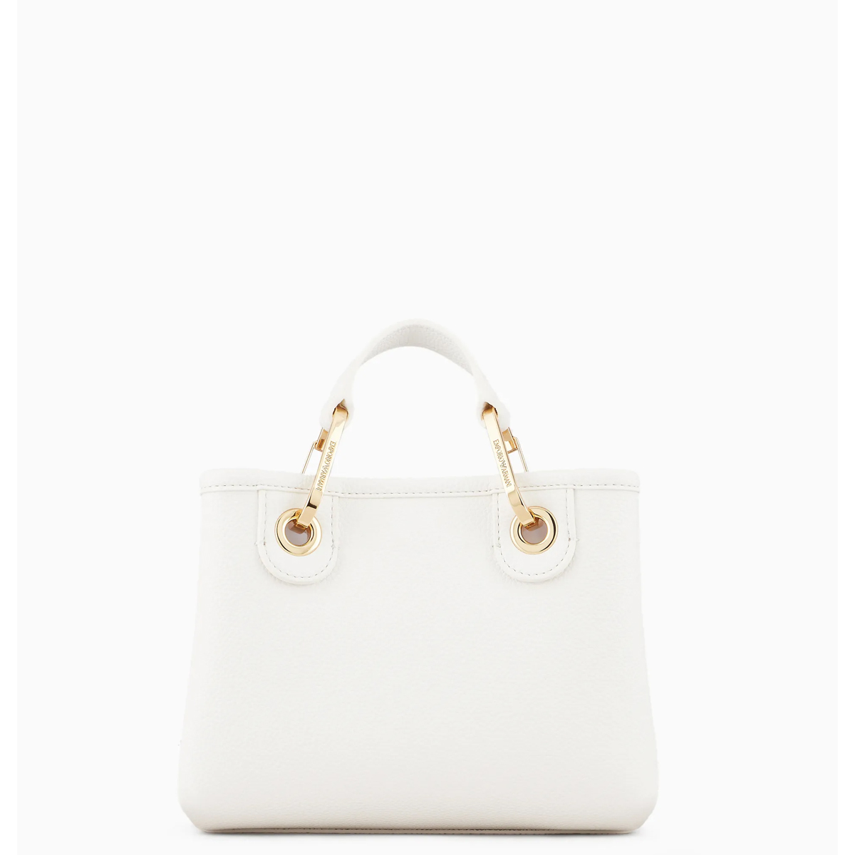 Emporio Armani Mini Borsa a mano MyEA Bianco Cuoio - 3 Emporio Armani Mini Borsa a mano MyEA Bianco Cuoio - 3