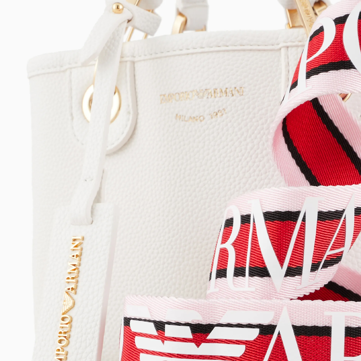 Emporio Armani Mini Borsa a mano MyEA Bianco Cuoio - 4 Emporio Armani Mini Borsa a mano MyEA Bianco Cuoio - 4