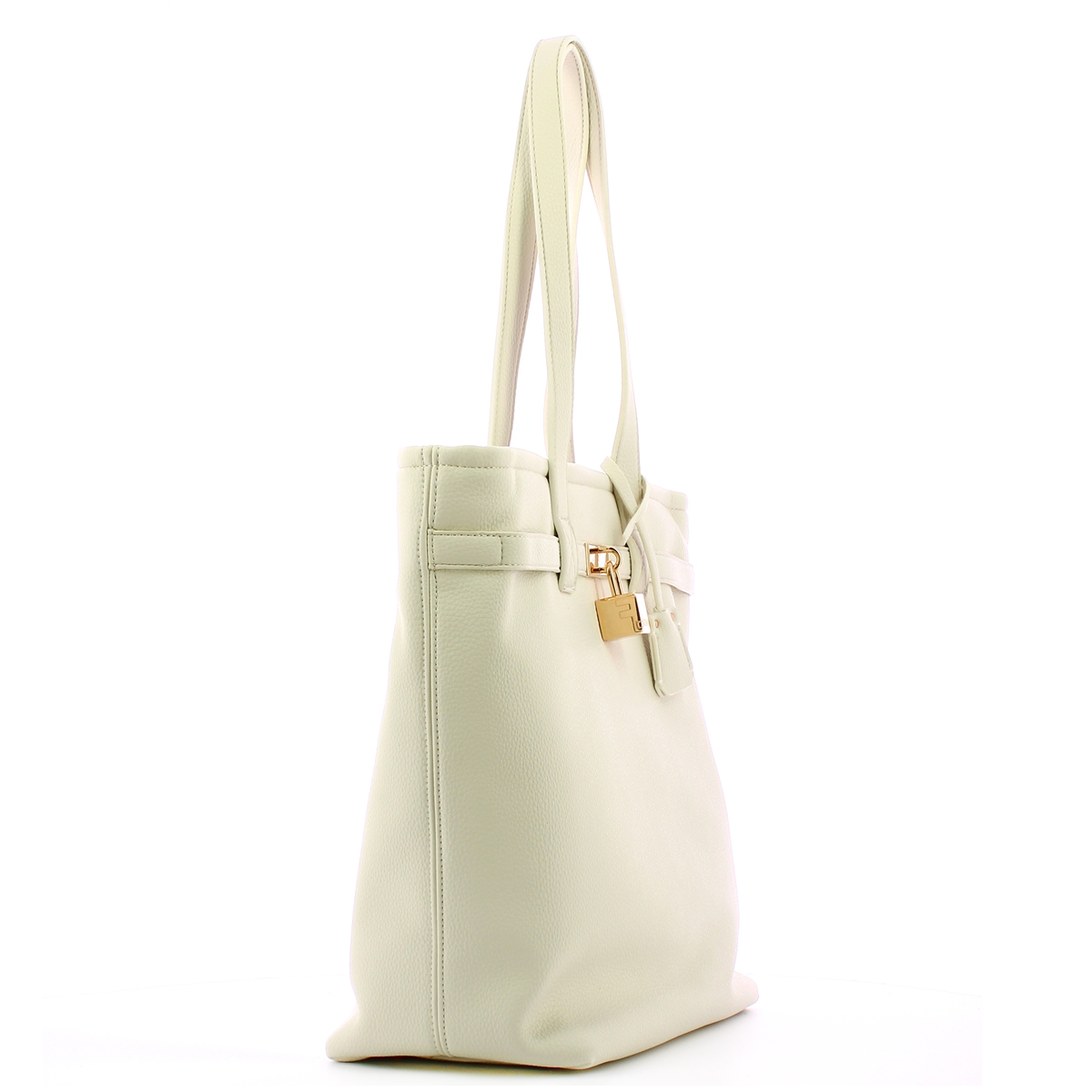 Fracomina Shopper con lucchetto White - 2 Fracomina Shopper con lucchetto White - 2
