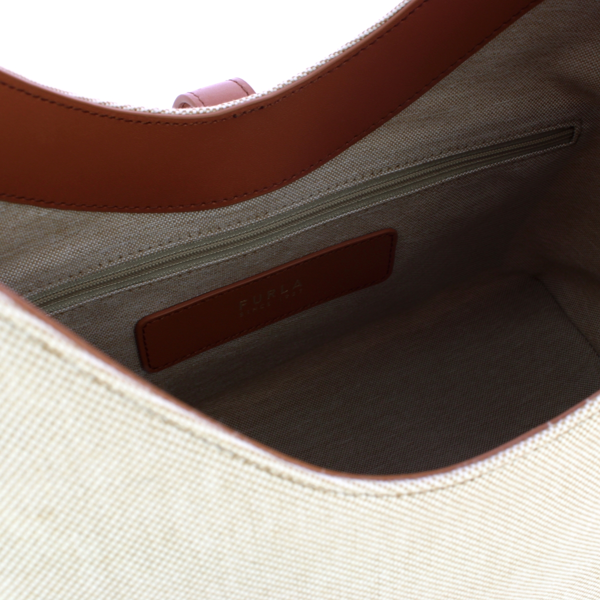Furla Borsa a spalla Goccia M Natural Brandy - 4 Furla Borsa a spalla Goccia M Natural Brandy - 4