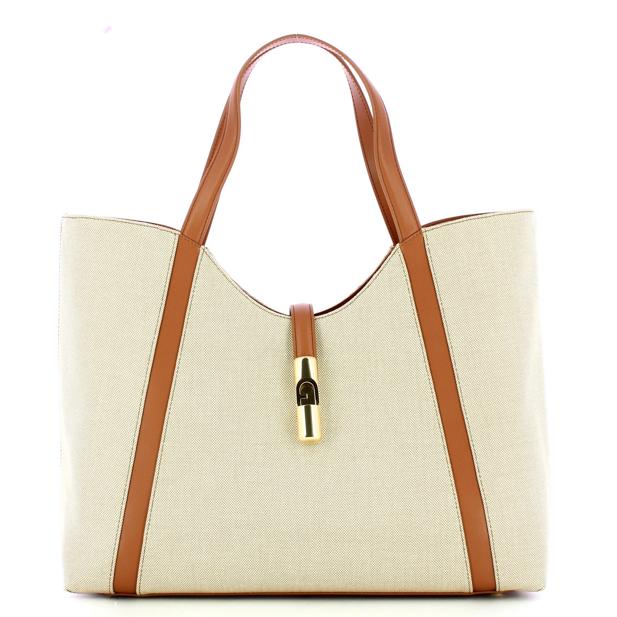 Furla Borsa a spalla Goccia XL Natural Brandy - 1