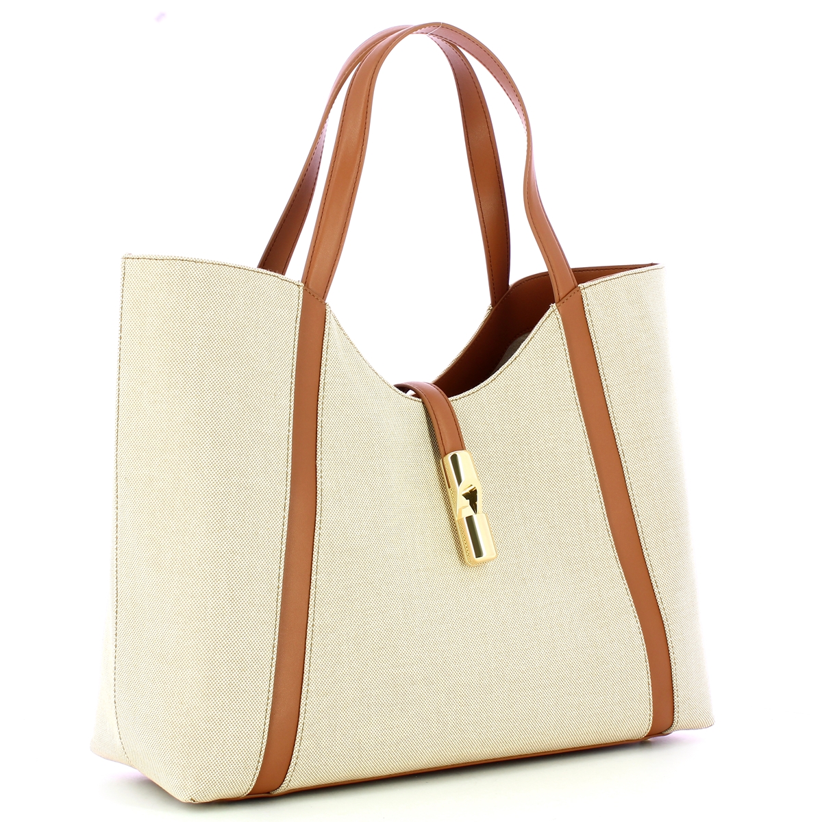 Furla Borsa a spalla Goccia XL Natural Brandy - 2