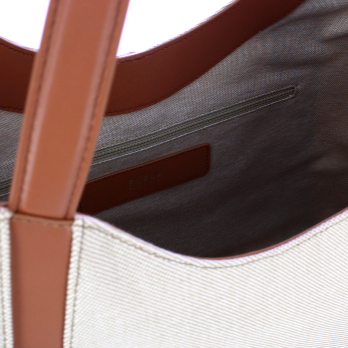 Furla Borsa a spalla Goccia XL Natural Brandy - 4