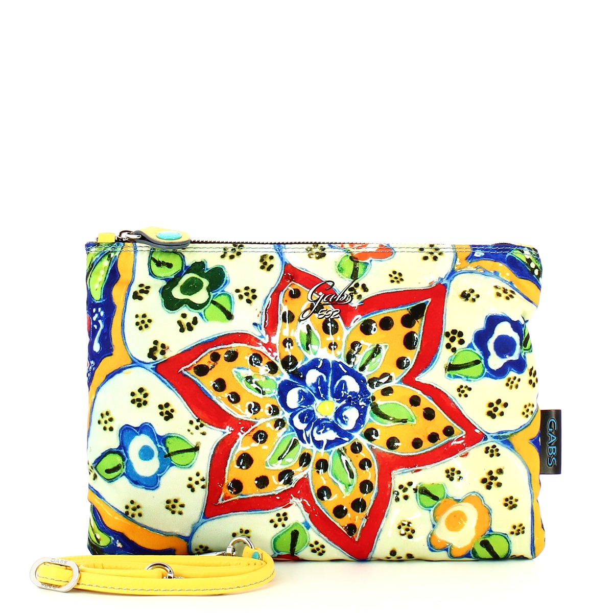 Gabs Pochette Beyonce M Vela Stampata Trip Ceramica Fiori - 4