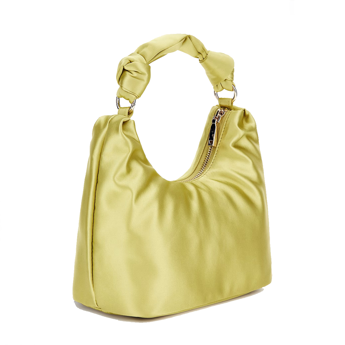 Guess Mini Borsa a mano Velina in satin Chartreuse - 4