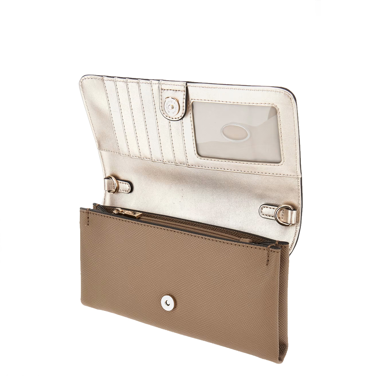 Guess Clutch Noelle Dark Taupe - 4