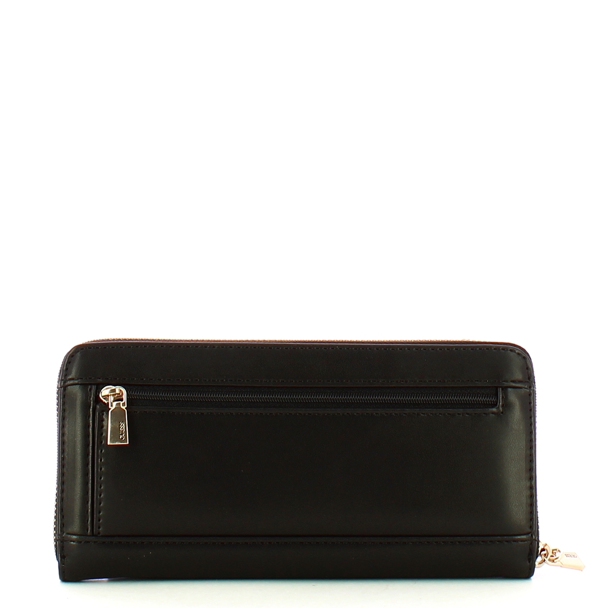 Guess Portafoglio Laurel Large Zip Around Black - 2