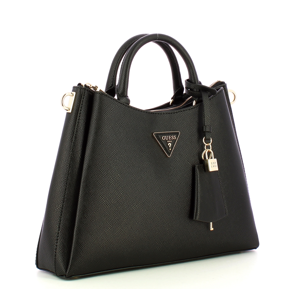 Guess Borsa a mano Eco Jazlynn Black - 2