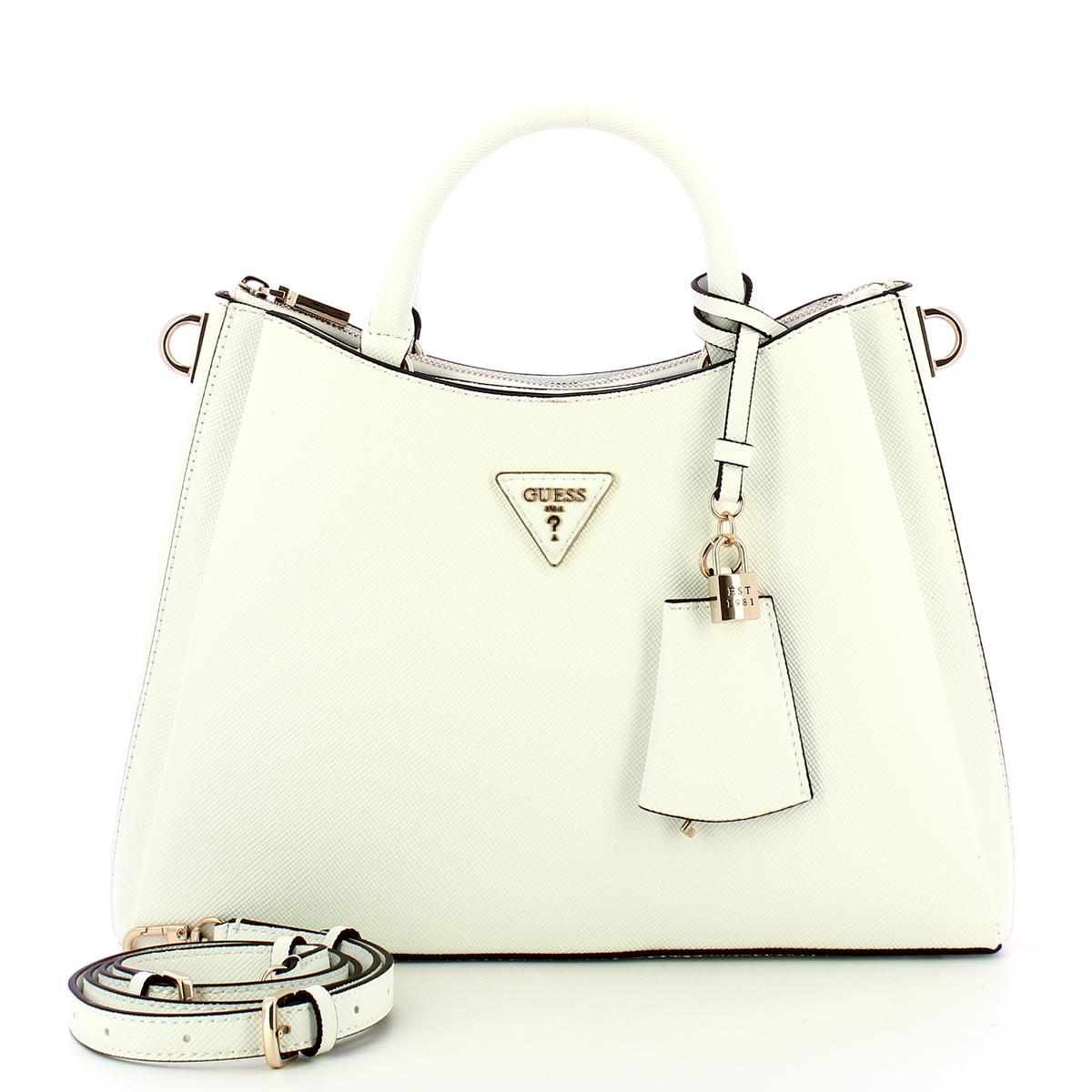 Guess Borsa a mano Eco Jazlynn White - 4