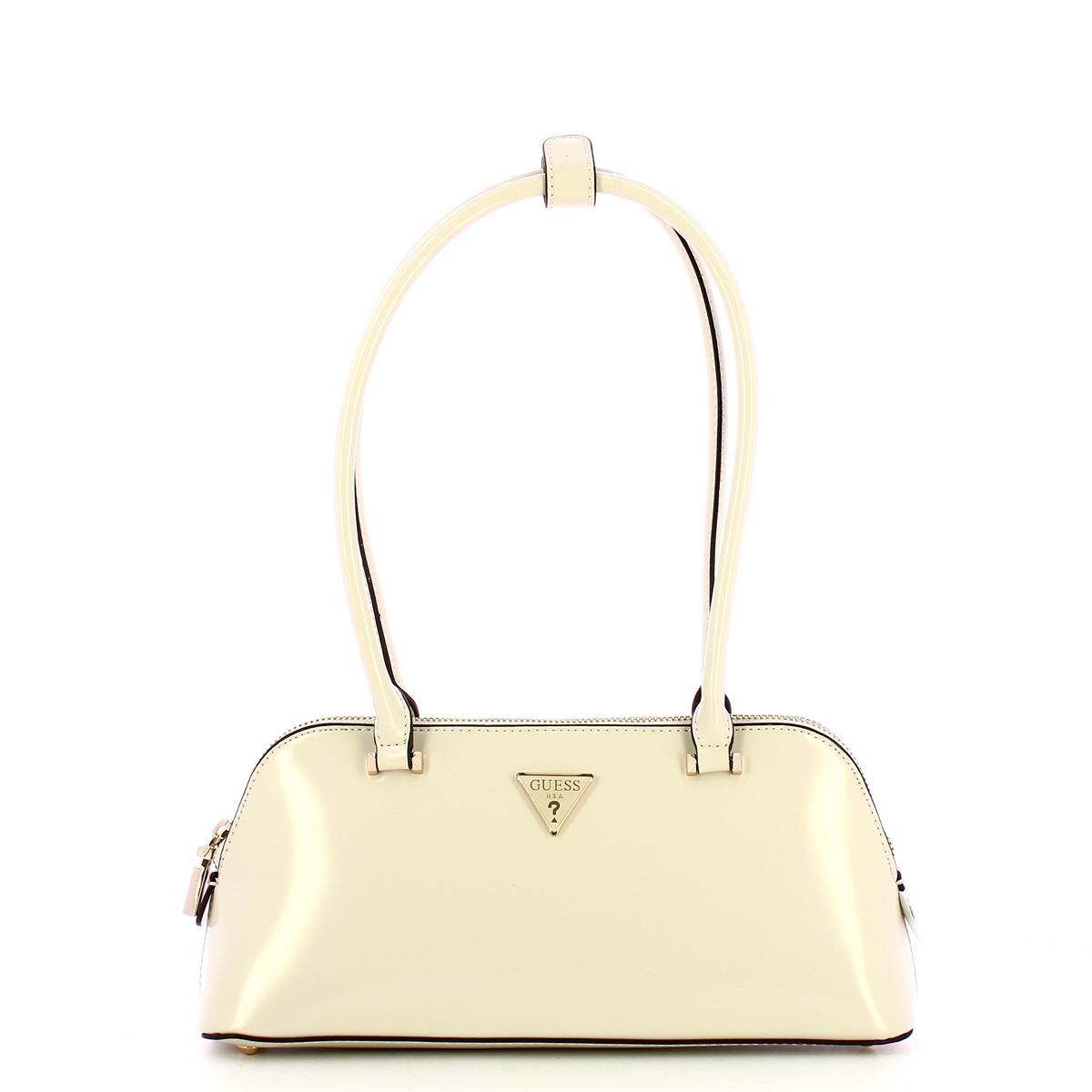 Guess Borsa a spalla Arnela Vernice Bone - 1