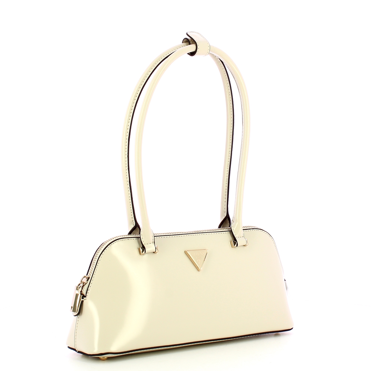 Guess Borsa a spalla Arnela Vernice Bone - 2