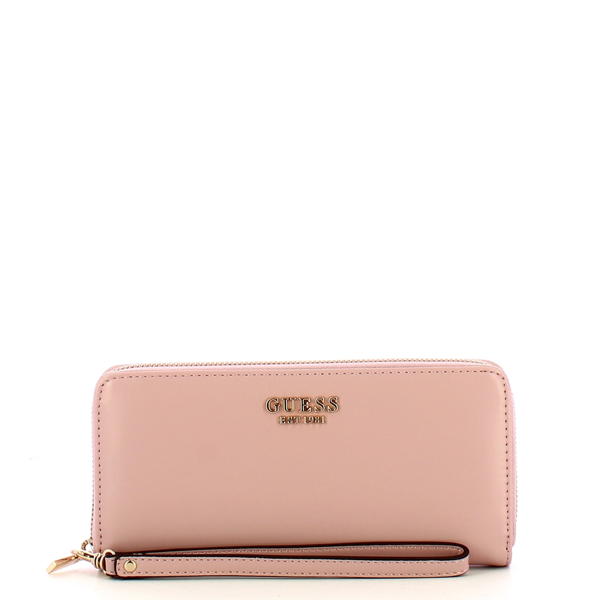 Guess Portafoglio Laurel Large Zip Around Rose - 1
