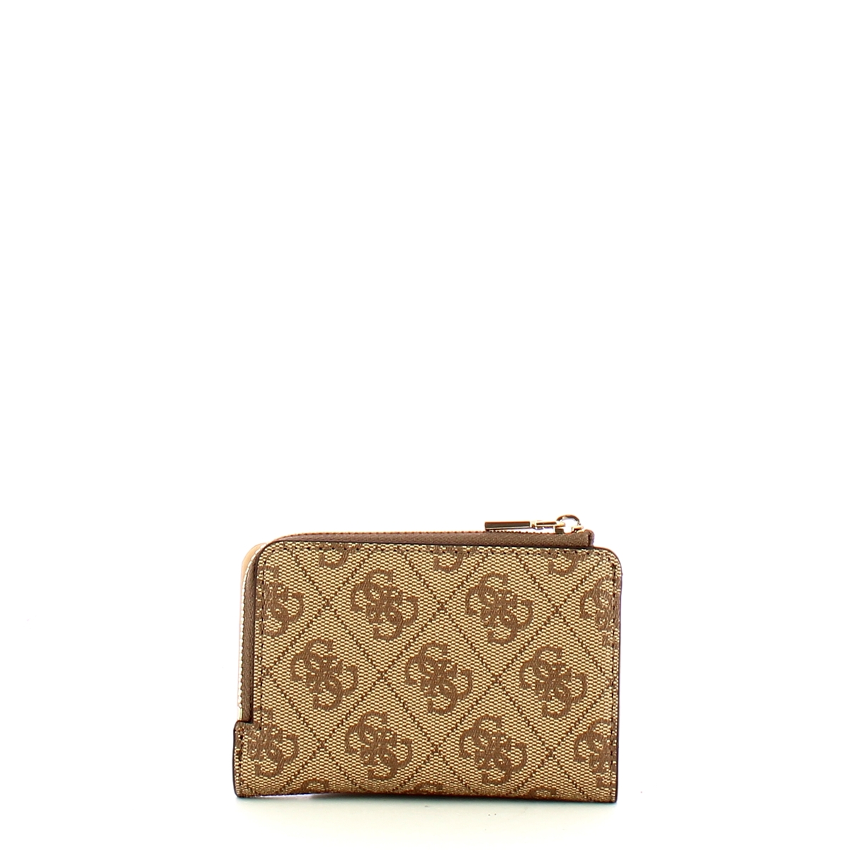 Guess Portafoglio Laurel Card Case Latte Logo - 2