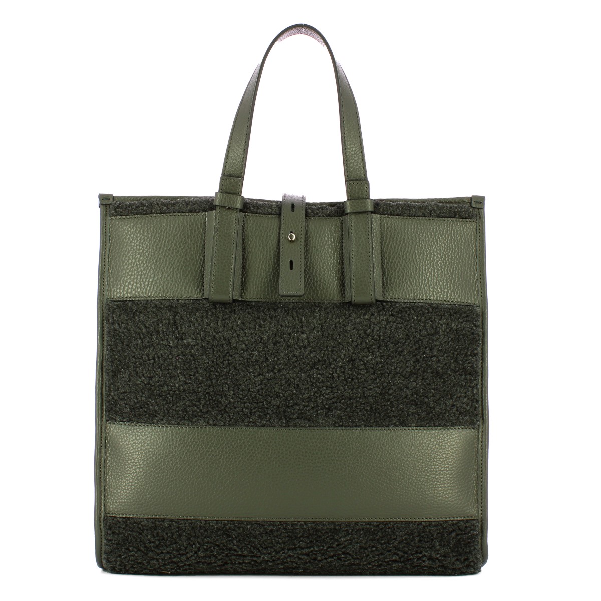 Iuntoo Shopper Grande Orsetto Essenziale Grigio Teddy Grigio - 3