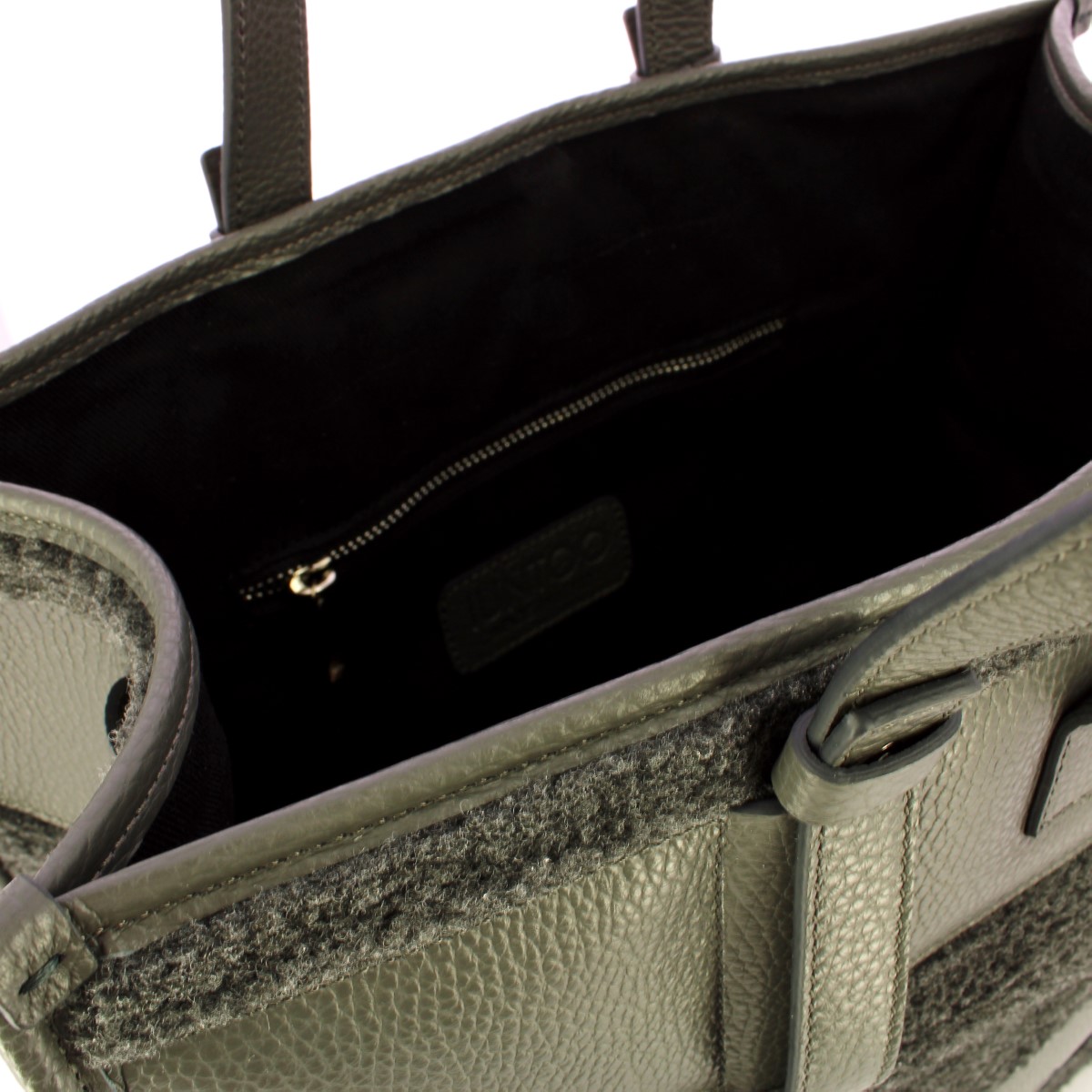 Iuntoo Shopper Grande Orsetto Essenziale Grigio Teddy Grigio - 6