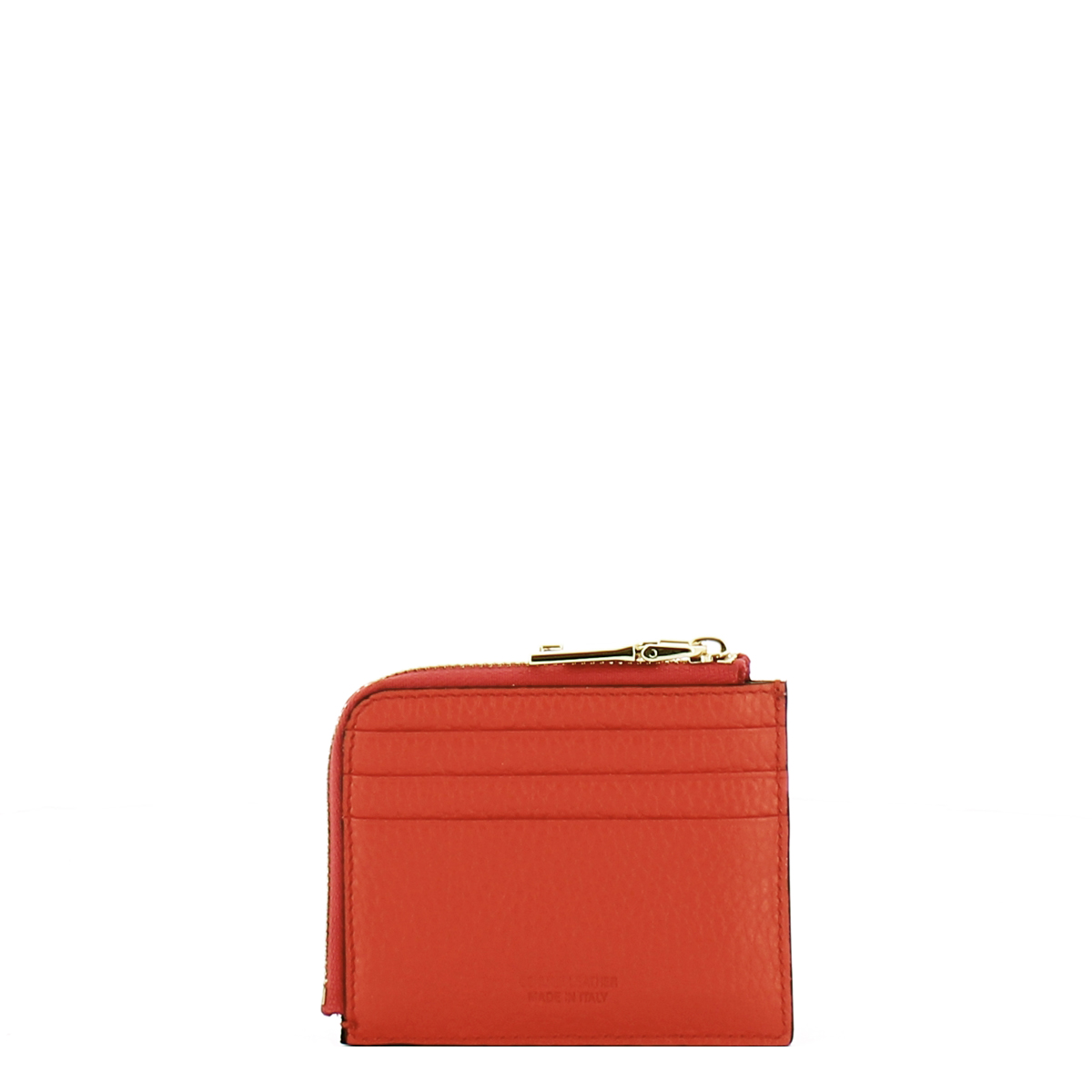 Iuntoo Portafoglio Zip Credit Card Armonia Arancio - 2