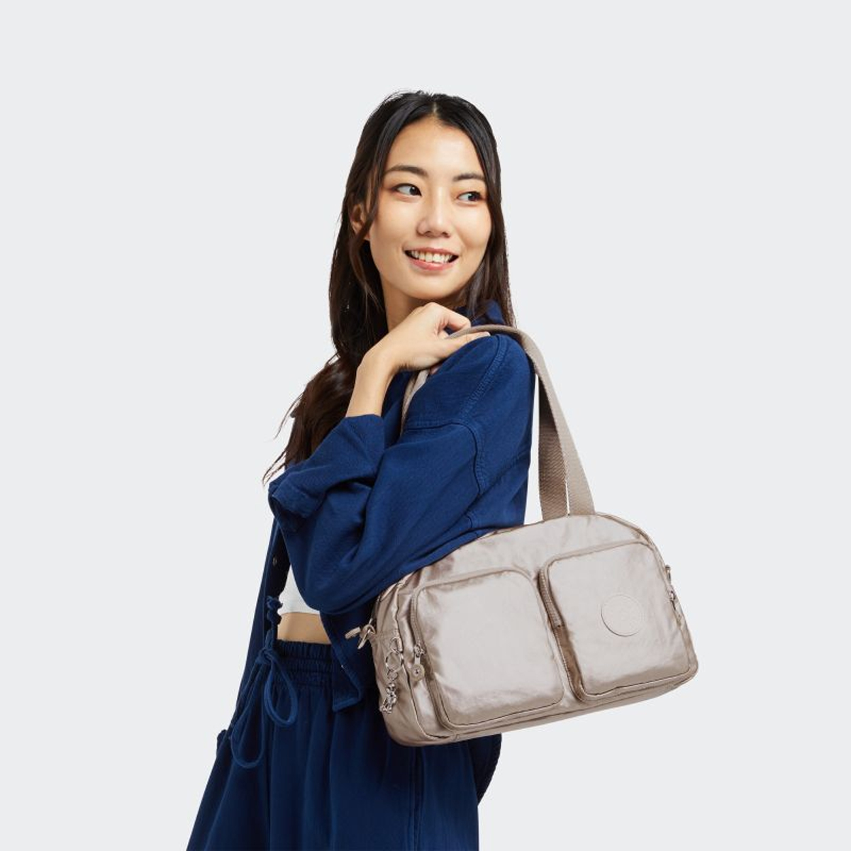 Kipling Borsa a spalla Cool Defea Metallic Glow - 2