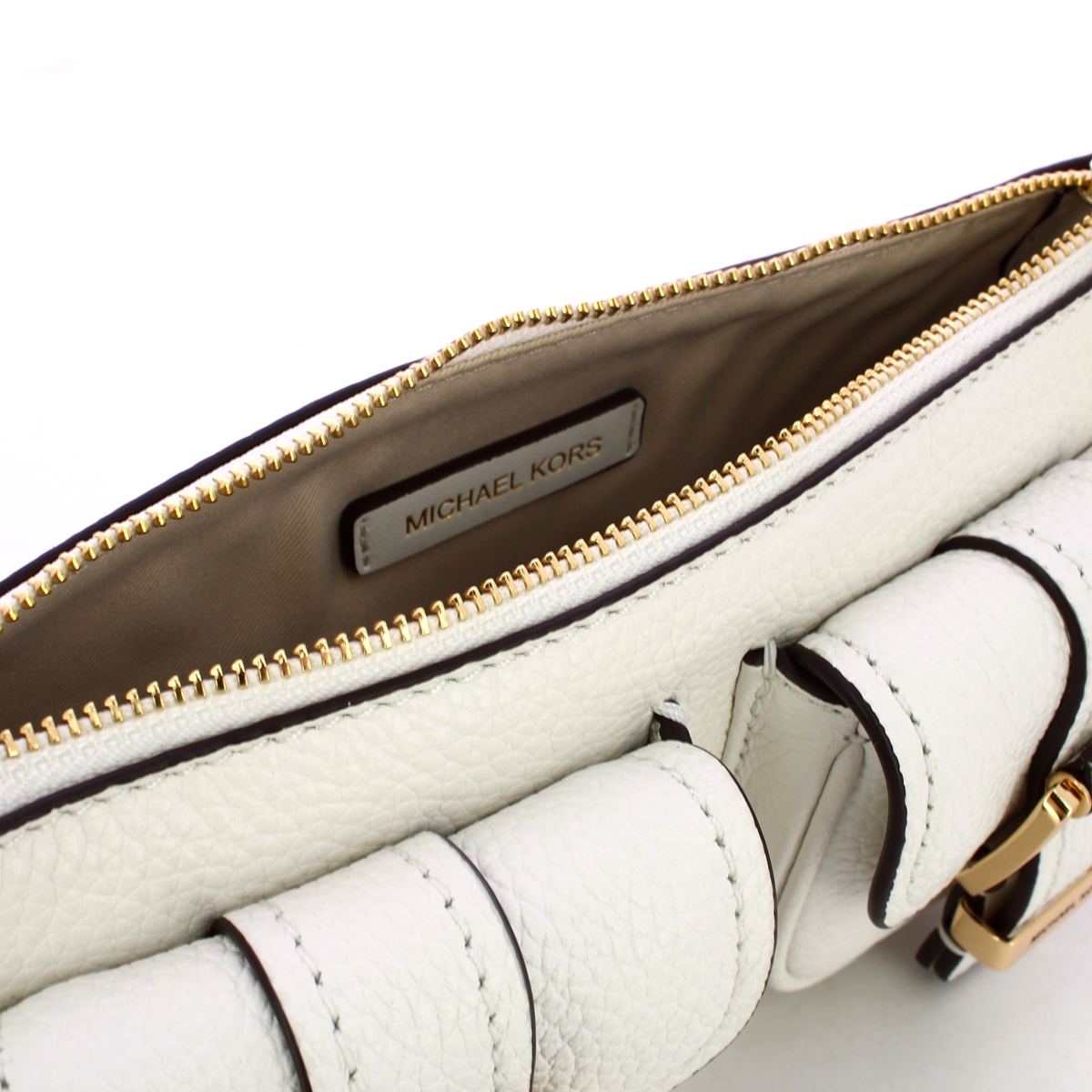 Michael Kors Borsetta a mano Zoey Optic White - 4