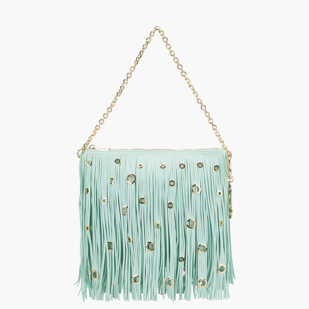 La Carrie Pochette Night Edition Fringes Mint - 1 La Carrie Pochette Night Edition Fringes Mint - 1