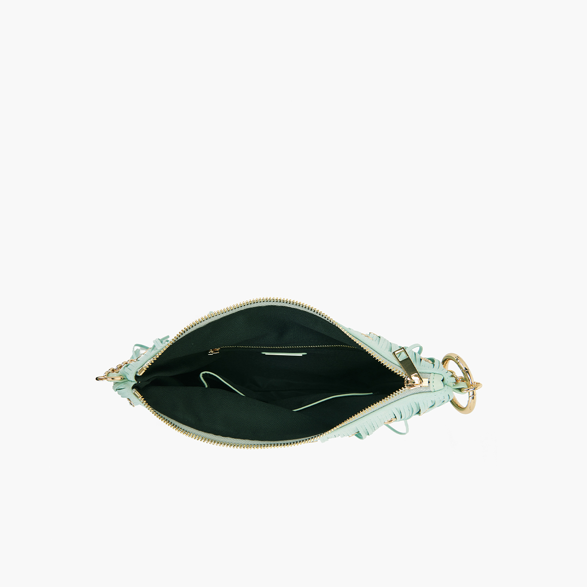 La Carrie Pochette Night Edition Fringes Mint - 5 La Carrie Pochette Night Edition Fringes Mint - 5