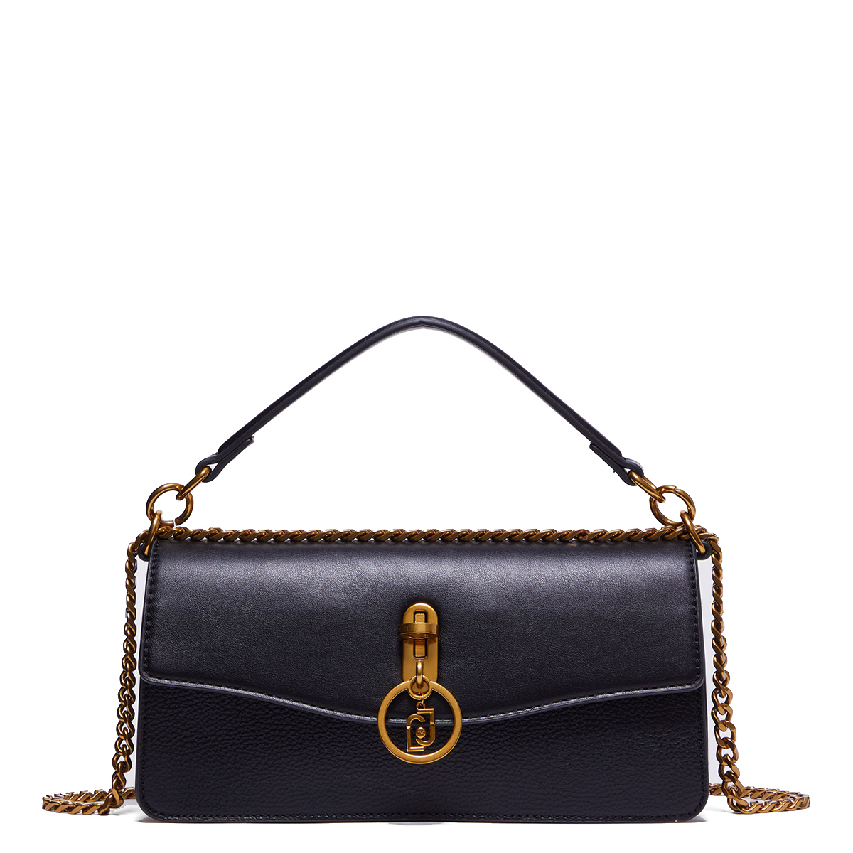 Liu Jo Borsa a mano Ecosostenibile con charm Black - 1 Liu Jo Borsa a mano Ecosostenibile con charm Black - 1
