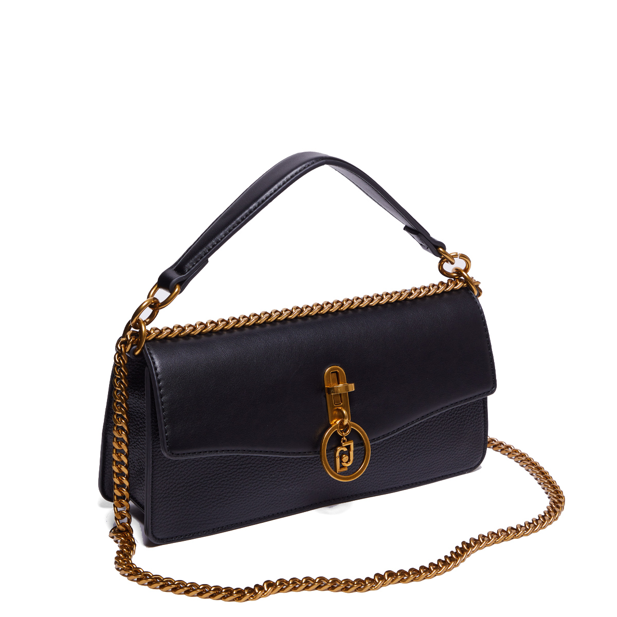 Liu Jo Borsa a mano Ecosostenibile con charm Black - 4 Liu Jo Borsa a mano Ecosostenibile con charm Black - 4
