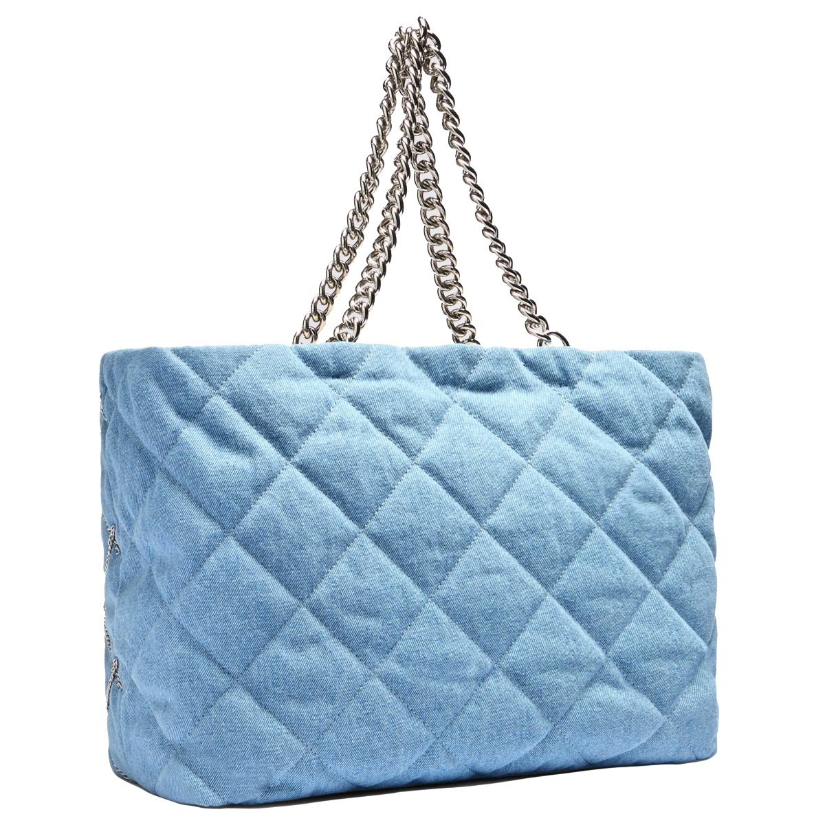 Liu Jo Borsa a spalla con catena Light Denim - 4