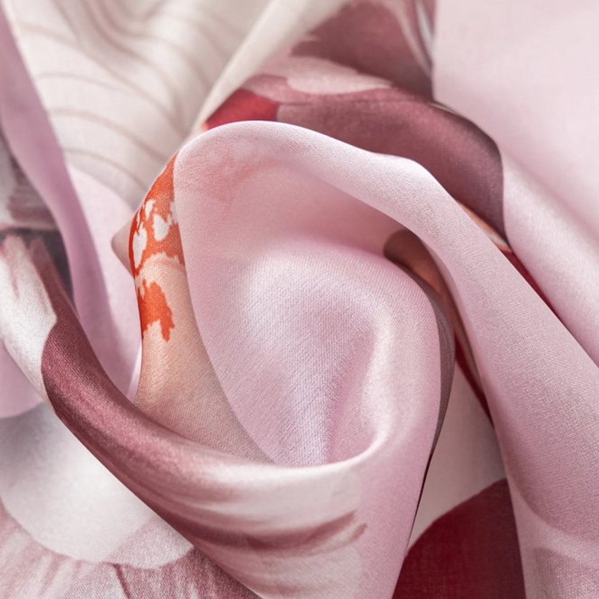 Liu Jo Foulard Cloudy Coral with logo - 3