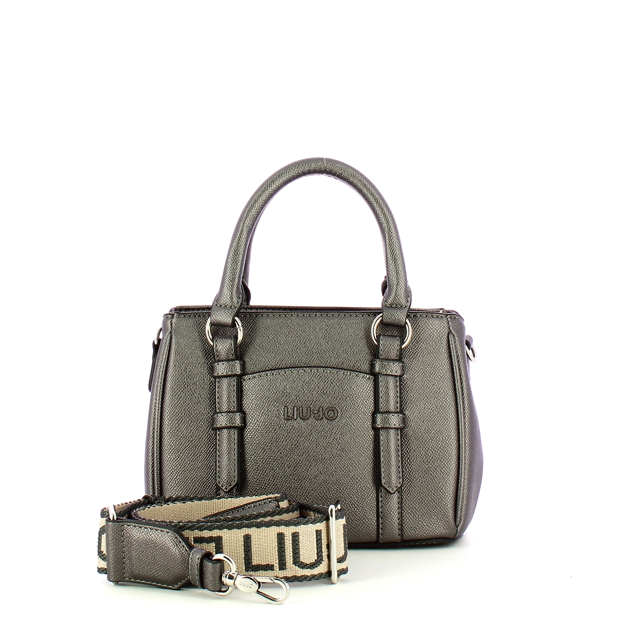 Liu Jo Borsa a mano Nevet piccola Antracite Met - 4