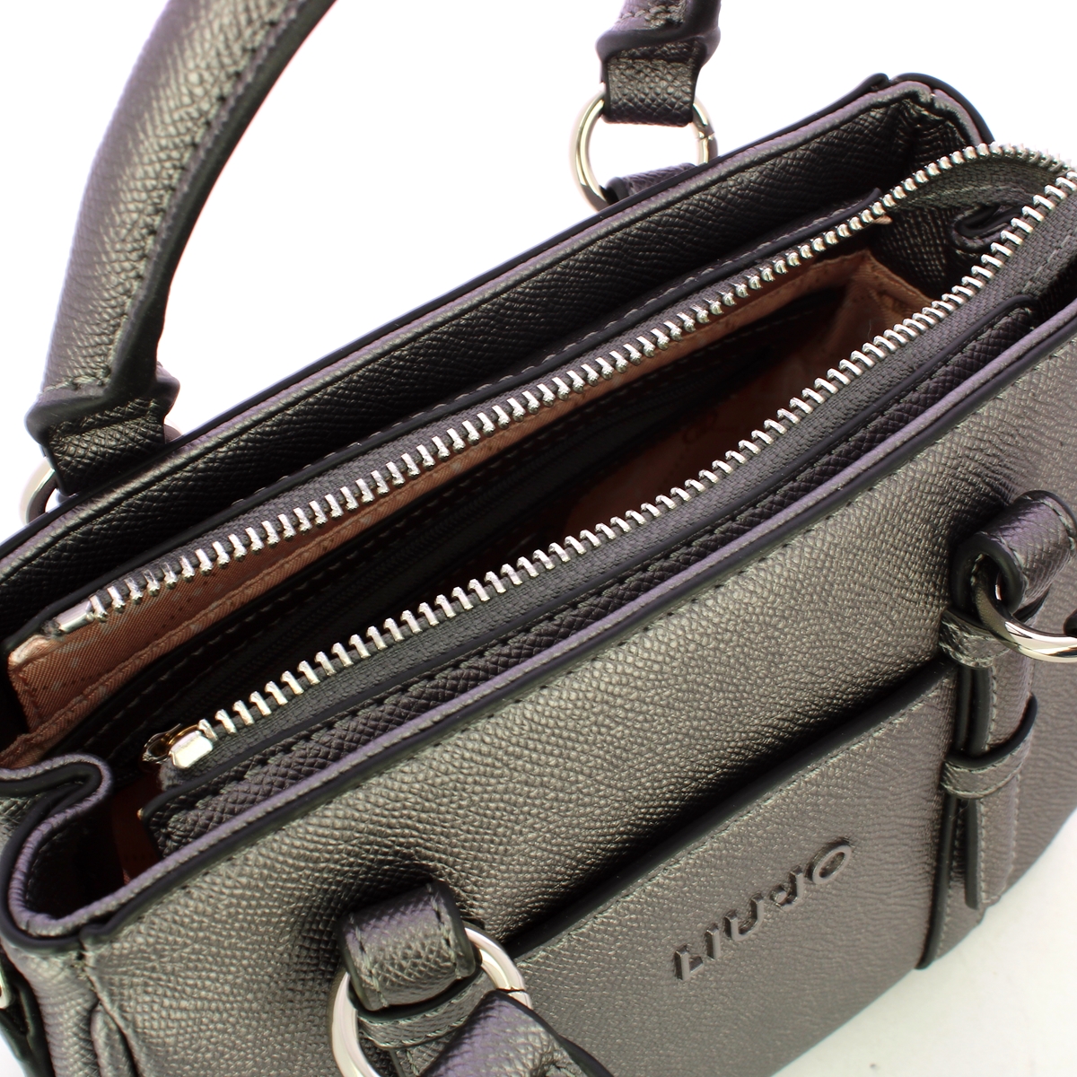 Liu Jo Borsa a mano Nevet piccola Antracite Met - 5