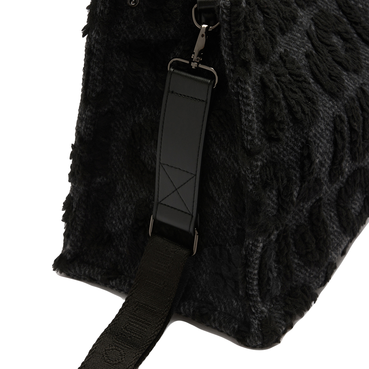 Liu Jo Shopping bag grande misto lana Black - 6 Liu Jo Shopping bag grande misto lana Black - 6