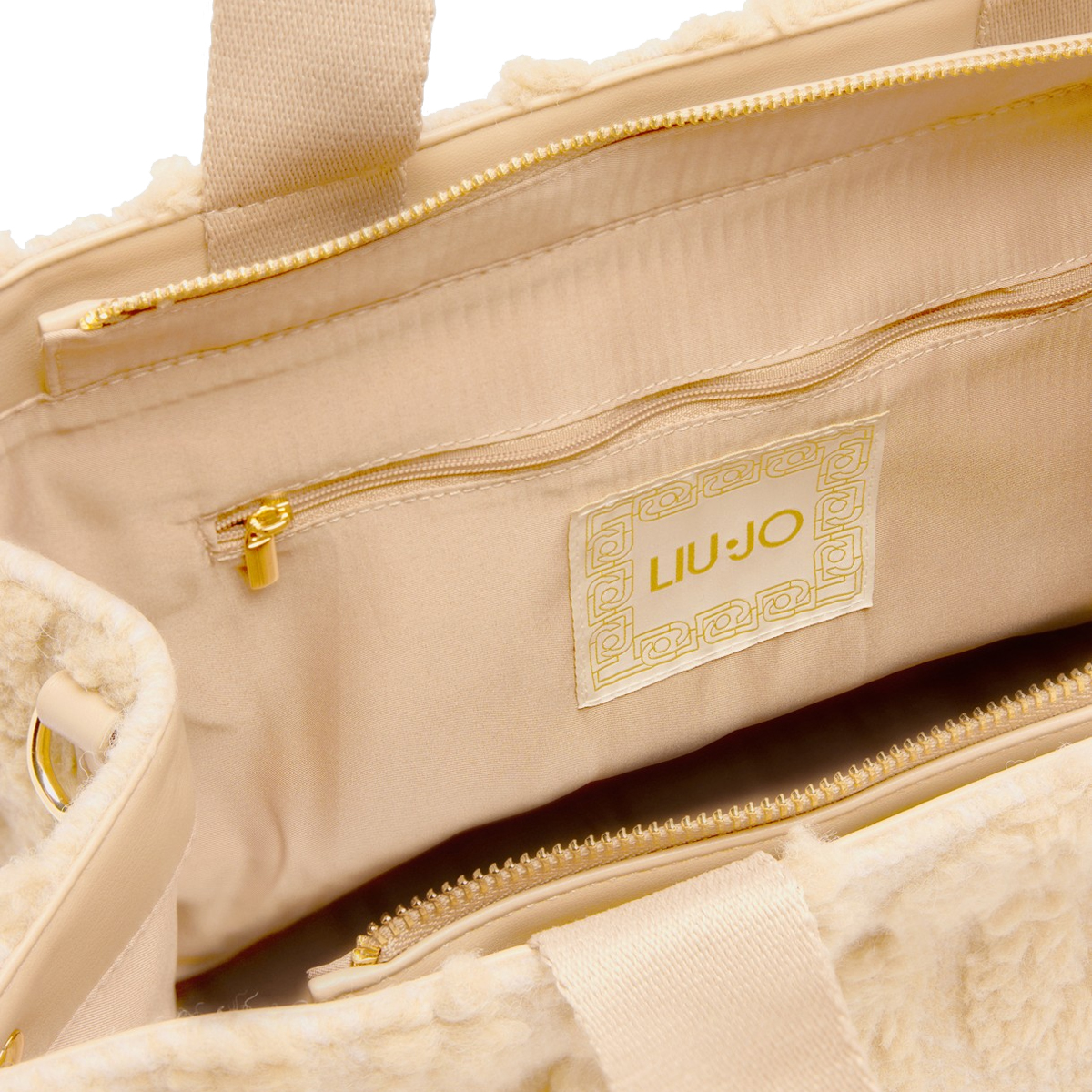 Liu Jo Shopping bag grande misto lana Oat Milk - 7 Liu Jo Shopping bag grande misto lana Oat Milk - 7