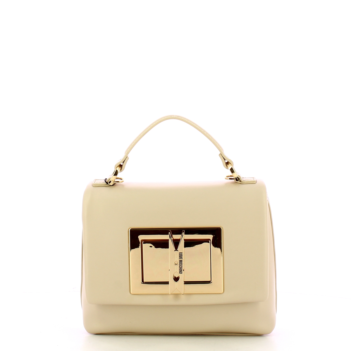 Love Moschino Borsetta a mano Clothespin Avorio - 1