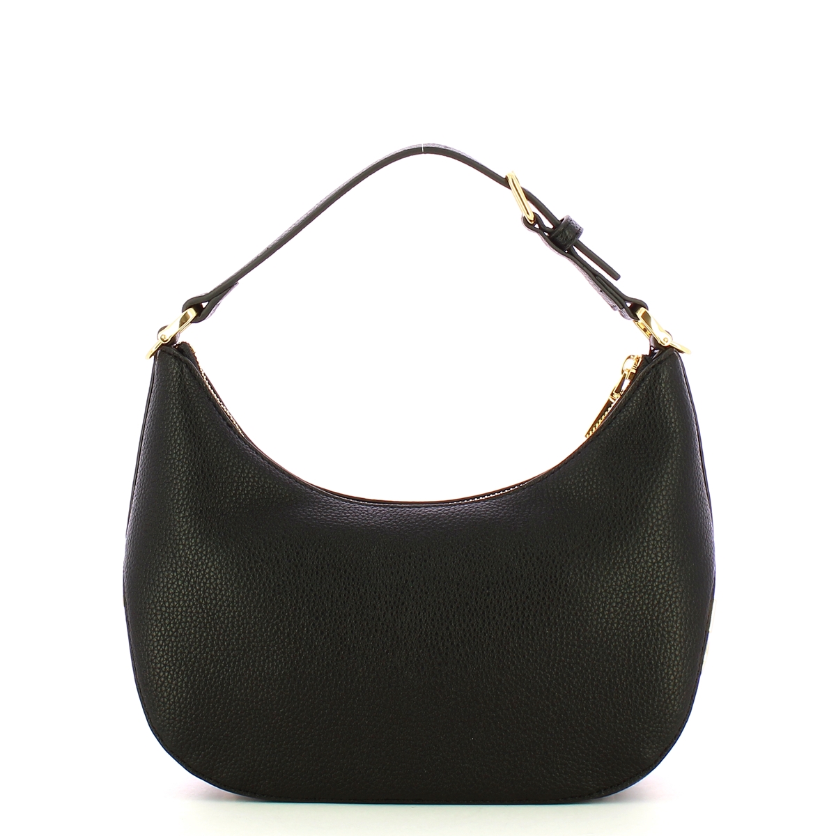 Love Moschino Hobo Bag Giant Logo Nero Oro - 3