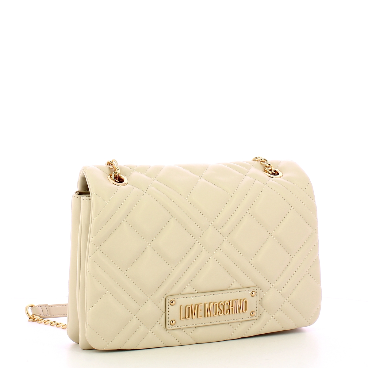 Love Moschino Borsa a tracolla Quilted Avorio - 2
