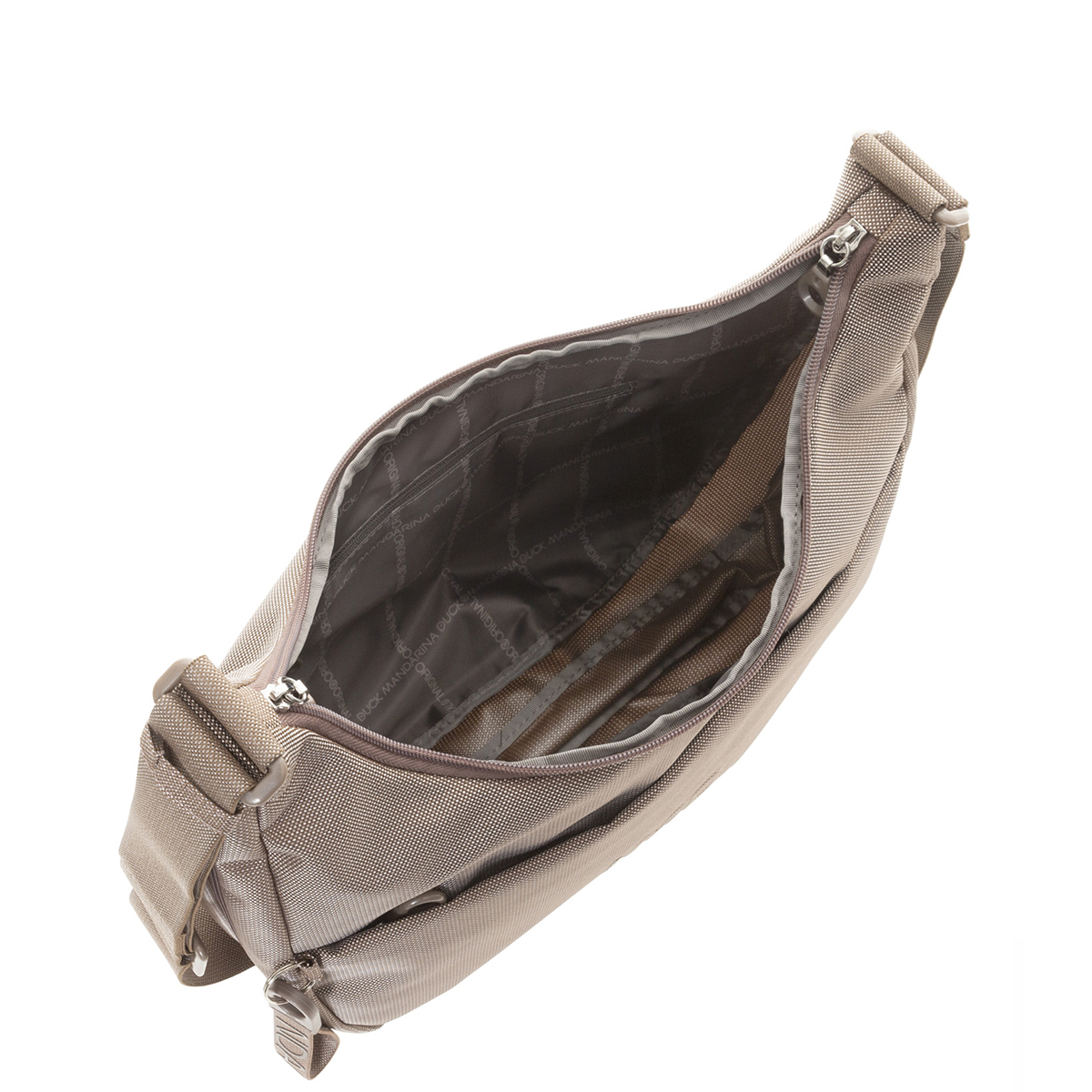 Mandarina Duck Borsa a tracolla espandibile MD20 Taupe - 5 Mandarina Duck Borsa a tracolla espandibile MD20 Taupe - 5